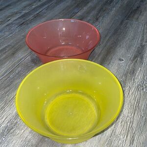 2 Firna Glass Bowls made in Indonesia